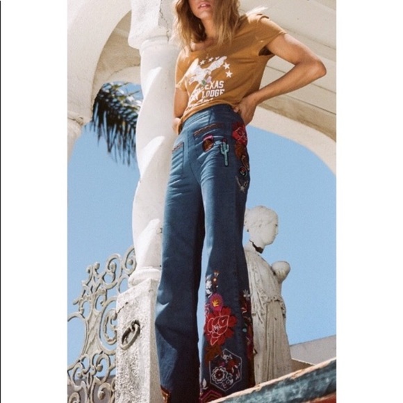 🌸HOST PIC🌸 Spell Flower Child Jeans - Picture 1 of 4